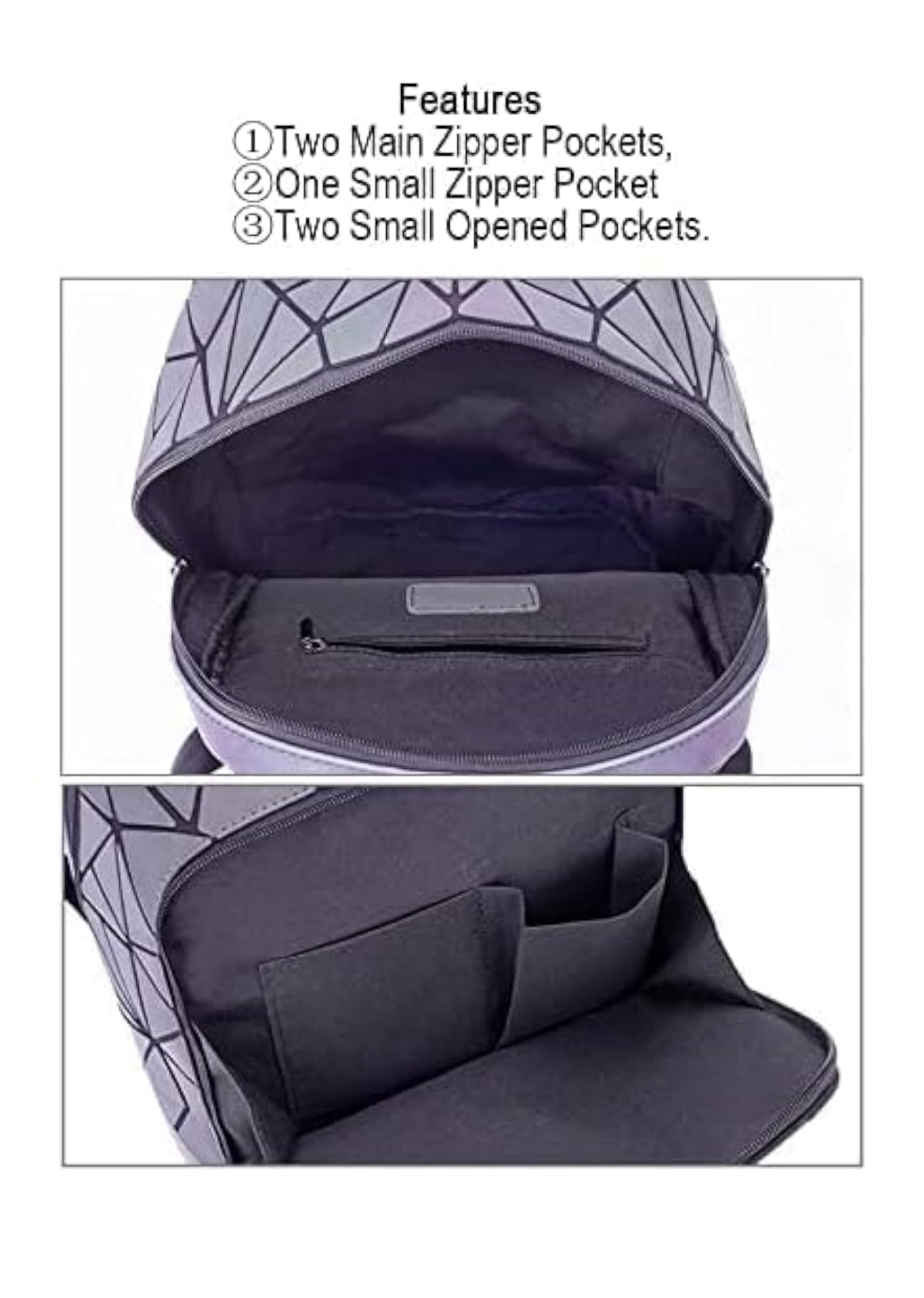 Vegan Leather Stylish Laptop Backpack for Travel
